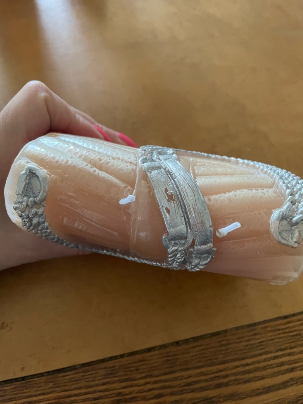 Luxury Aroma Bay Candles Quilted Handbag Candle Pink NEW - Picture 4 of 6